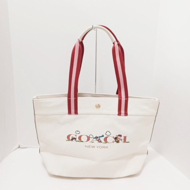 コーチ COACH トートバッグ レディース 美品 - C4913 アイボリー