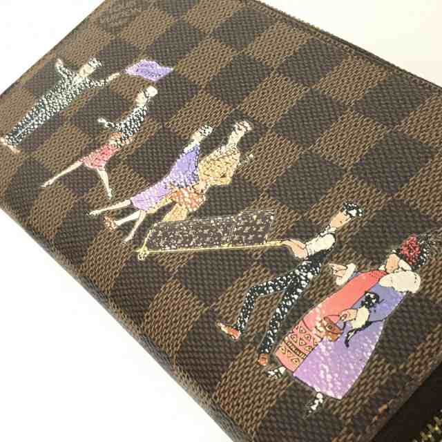 ルイヴィトン LOUIS VUITTON 長財布 ダミエ レディース ジッピー