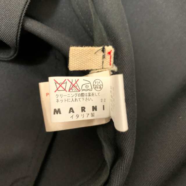 マルニ MARNI コート サイズ38 S レディース 美品 - 黒 半袖/秋/春
