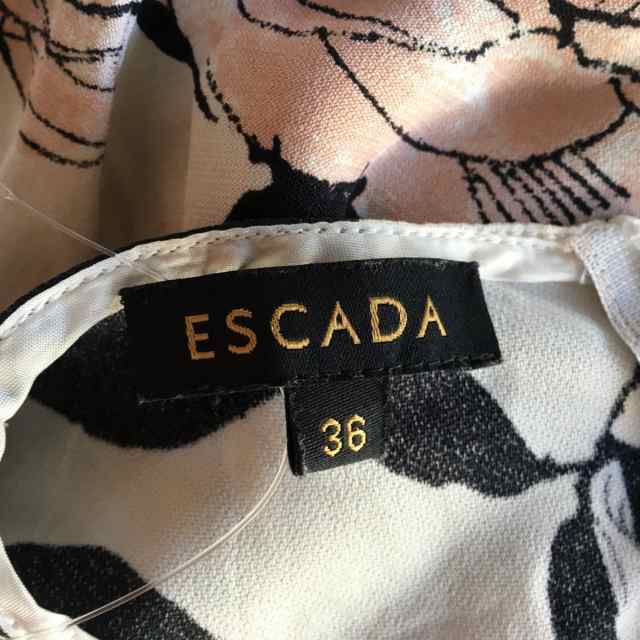 エスカーダ ESCADA チュニック サイズ36 M レディース - アイボリー×黒