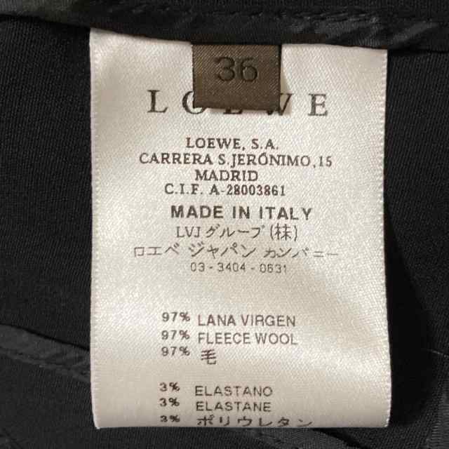 ロエベ LOEWE ジャケット サイズ36 S レディース - 黒 長袖/春/夏