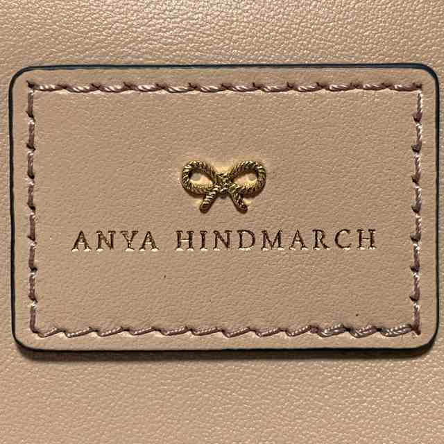 Anya Hindmarch アニヤハインドマーチ　編み込み ニーソン　レザー