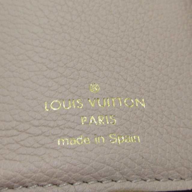 ルイヴィトン LOUIS VUITTON 3つ折り財布 ロックミー レディース ポルトフォイユロックミニ M69340  グレージュ【中古】20230927