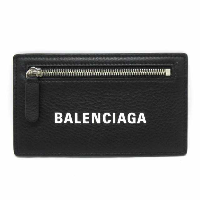 バレンシアガ BALENCIAGA コインケース レディース 美品 エブリデイ 501651 黒 カードケース付き  レザー【中古】20230929｜au PAY マーケット