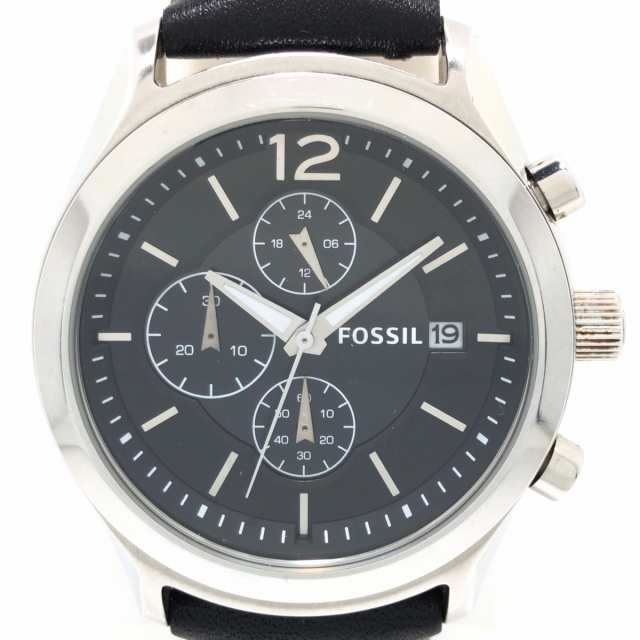 フォッシル FOSSIL 腕時計 - BQ1486 メンズ 黒【中古】20230924の通販