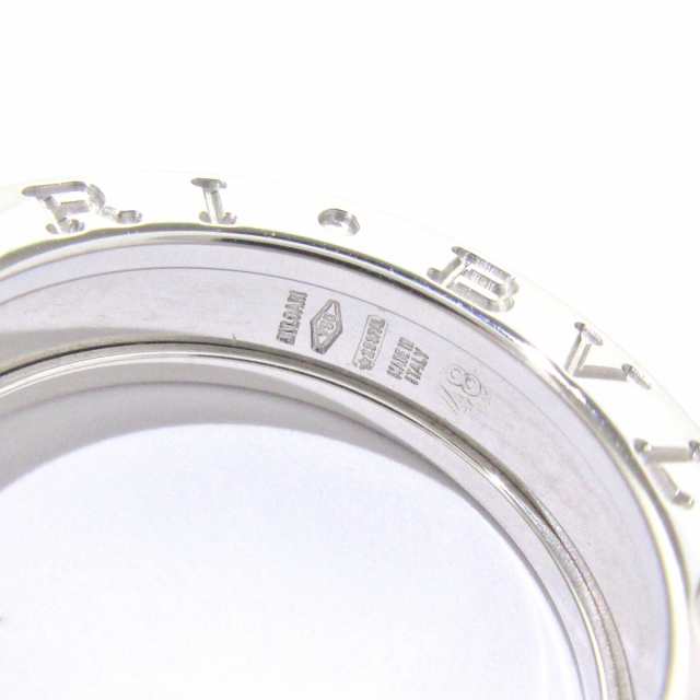 ブルガリ BVLGARI リング 48 レディース 美品 B-zero1 K18WG【中古】20230929