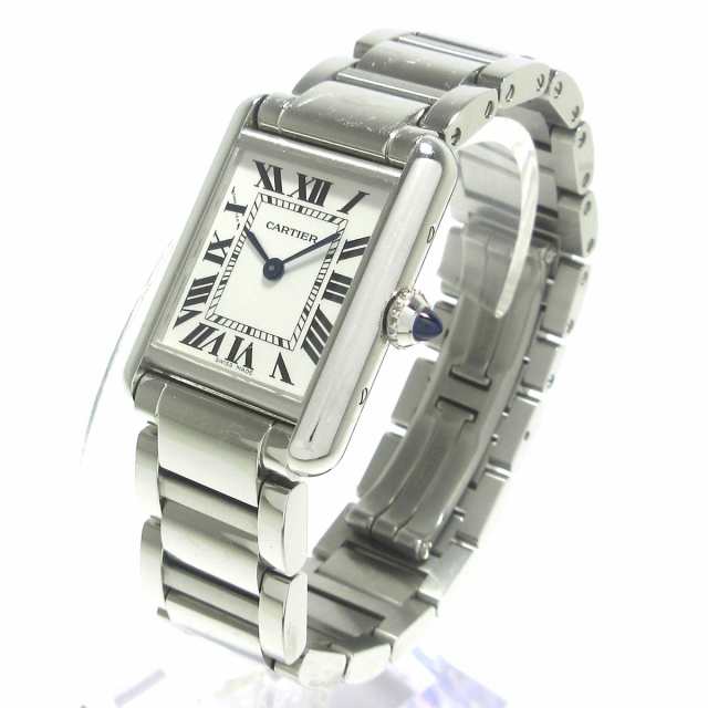 カルティエ Cartier 腕時計 タンク マスト ウォッチSM WSTA0051 レディース 白【中古】20230901