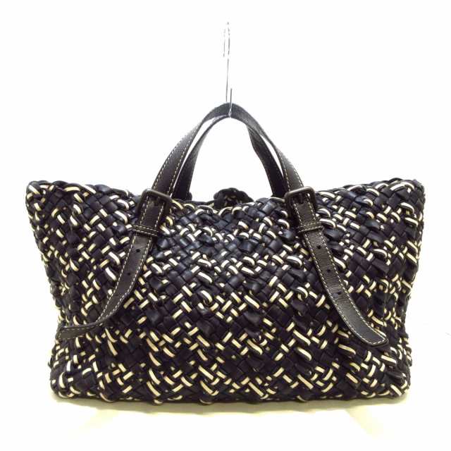 ボッテガヴェネタ BOTTEGA VENETA トートバッグ レディース カバ ダークネイビー レザー【中古】20230905｜au PAY マーケット