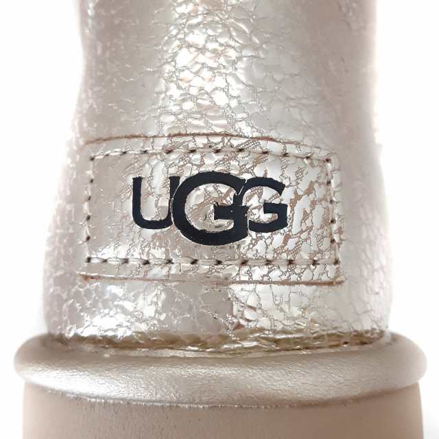 アグ UGG ショートブーツ JAPAN 25 レディース 美品 - 1125234 ゴールド ムートン【中古】20230921