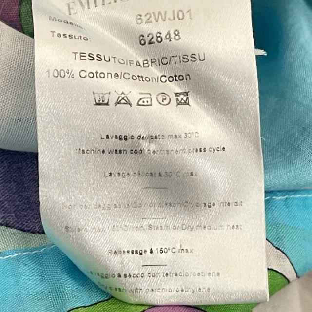 エミリオプッチ EMILIO PUCCI 七分袖シャツブラウス レディース 美品