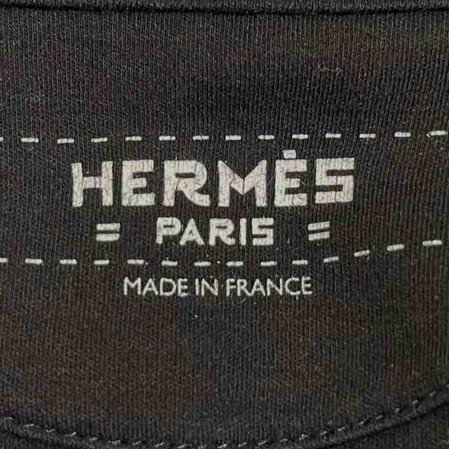 エルメス HERMES ワンピース サイズ34 S レディース - 黒×ダークグレー