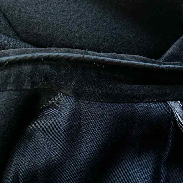 ディオールオム Dior HOMME コート サイズ44 M メンズ 黒 肩パッド/冬物/長袖【中古】20230926