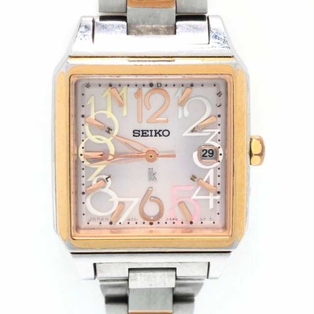 セイコー SEIKO 腕時計 LUKIA(ルキア) 1B22-0AL0 レディース 電波 ライトグレー【中古】20231004｜au PAY マーケット