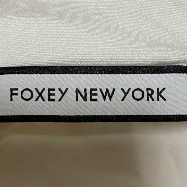 フォクシーニューヨーク FOXEY NEW YORK 半袖カットソー サイズ38 M レディース - 白【中古】20231011