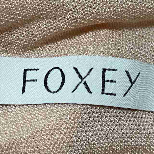 フォクシー FOXEY アンサンブル レディース 美品 - ライトピンク 肩