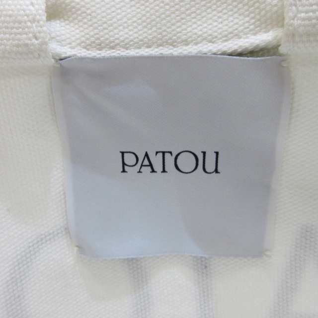 パトゥ PATOU トートバッグ レディース 美品 - 白 キャンバス【中古