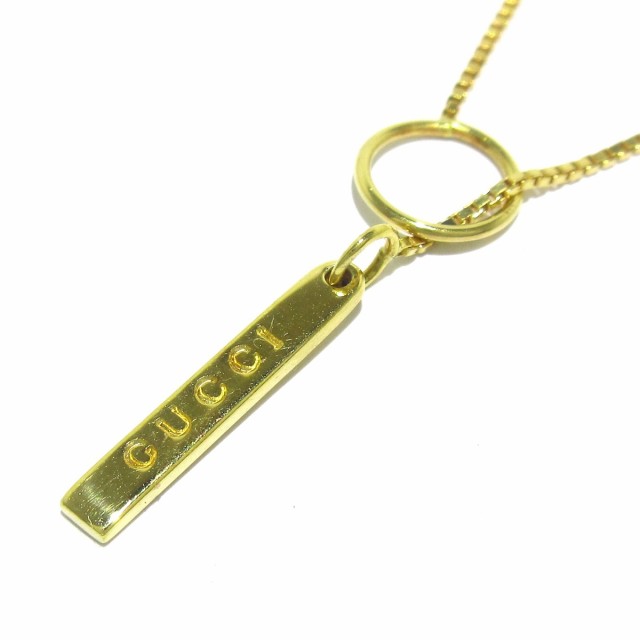 グッチ GUCCI ネックレス 美品 - K18YG ラリアット 新着 20231011-