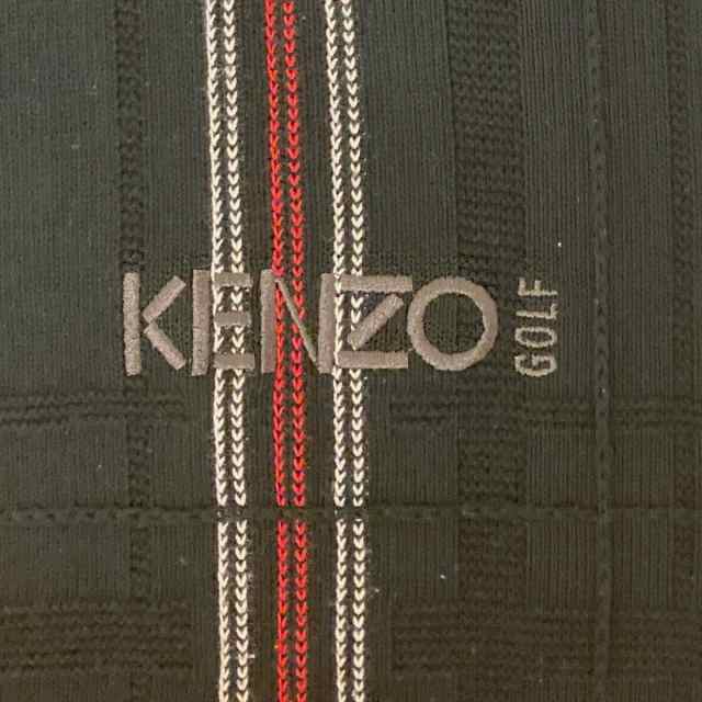 ケンゾー KENZO 長袖セーター サイズ4 XL メンズ - 黒×レッド×マルチ クルーネック/GOLF【中古】20230926