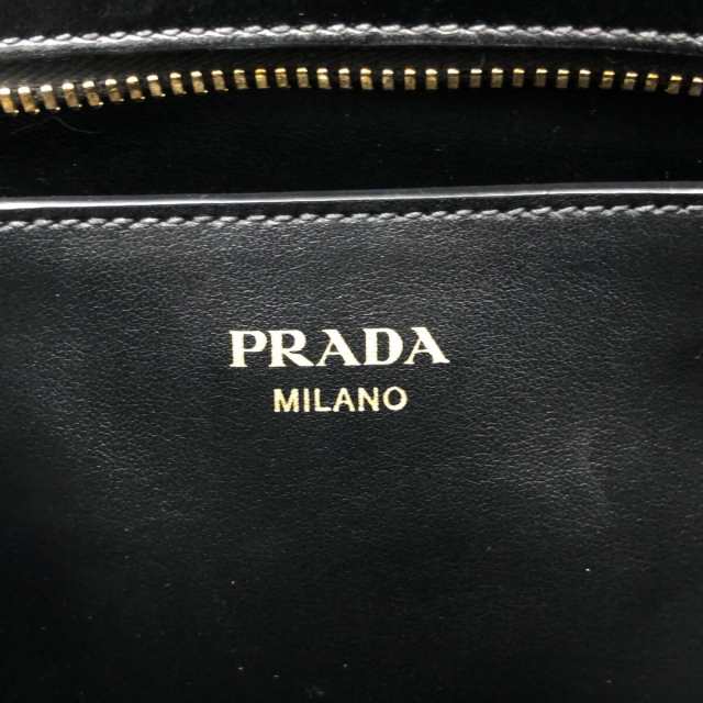 プラダ PRADA ハンドバッグ レディース 美品 - 1BA113 黒 サフィアーノ