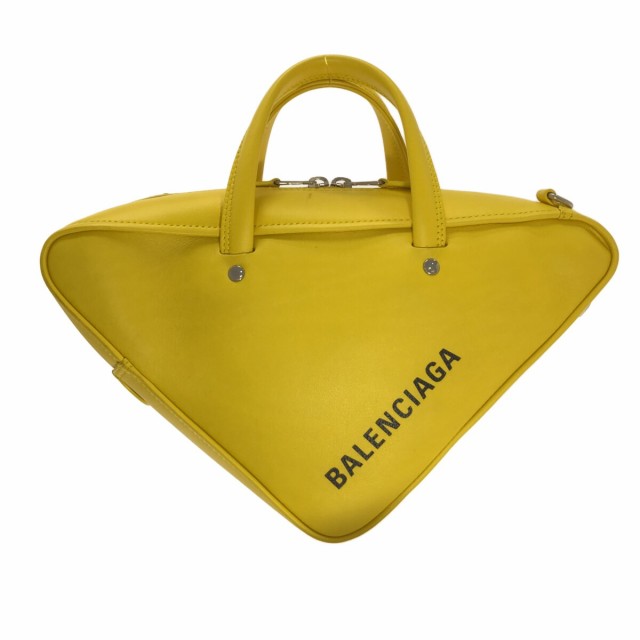 バレンシアガ BALENCIAGA ハンドバッグ レディース トライアングルダッフルS 476975 イエロー レザー【中古】20231102｜au  PAY マーケット