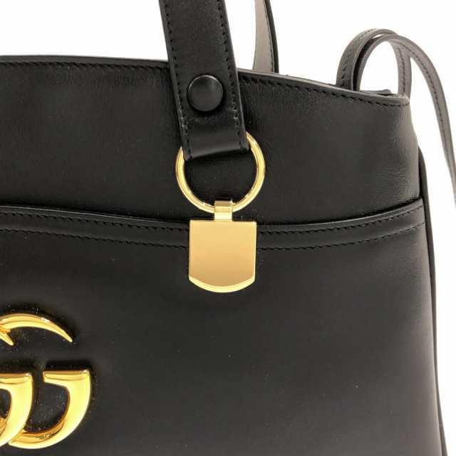 グッチ GUCCI ハンドバッグ レディース 美品 アリー 550130 黒 2way レザー【中古】20231027