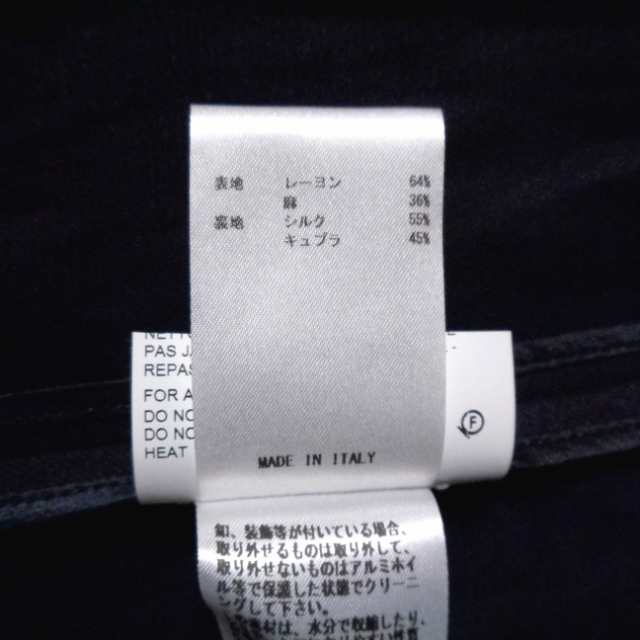 ジルサンダー JILSANDER サイズ34 XS - ネイビー レディース 長袖/麻混