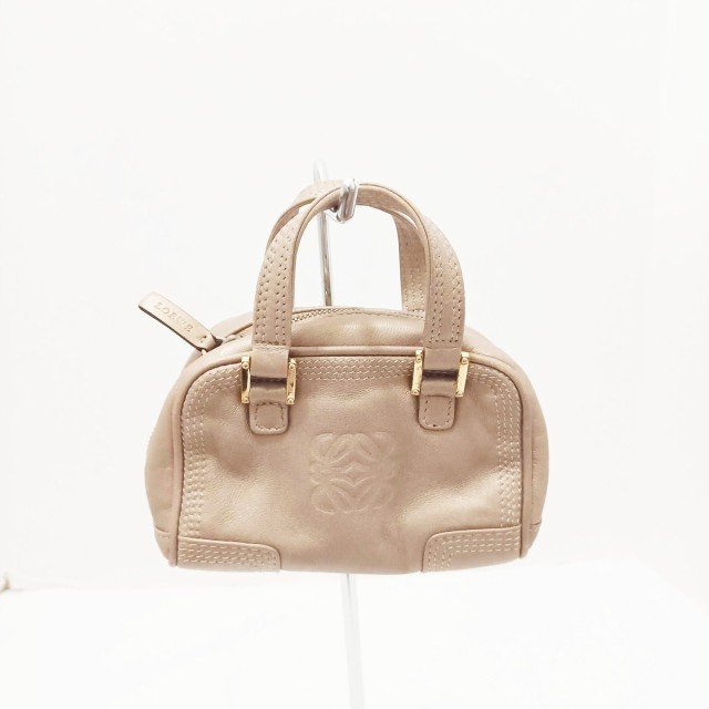 ロエベ LOEWE ハンドバッグ レディース 美品 アマソナナノ ゴールド