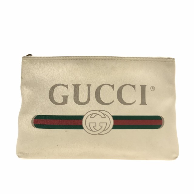 グッチ GUCCI クラッチバッグ レディース グッチプリント 500984 アイボリー×グレーベージュ×マルチ  レザー【中古】20231103の通販はau PAY マーケット - ブランディア au PAY マーケット店 | au PAY マーケット－通販サイト