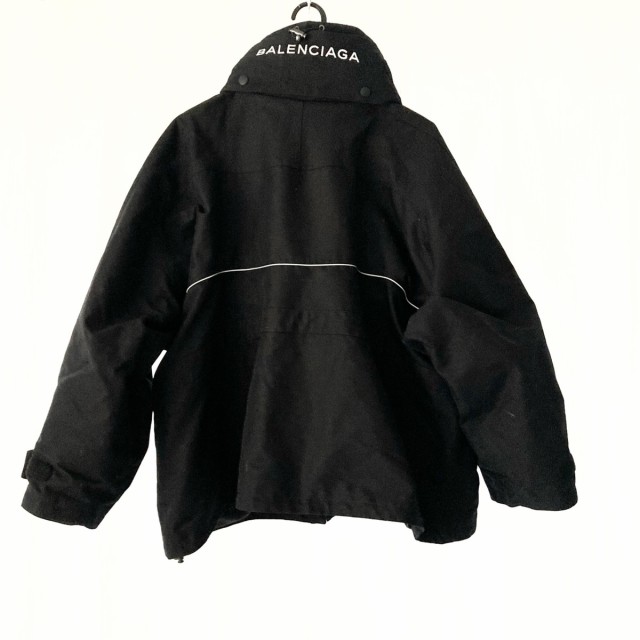 バレンシアガ BALENCIAGA ブルゾン サイズ34 S メンズ - 黒×白 長袖/冬【中古】20231103