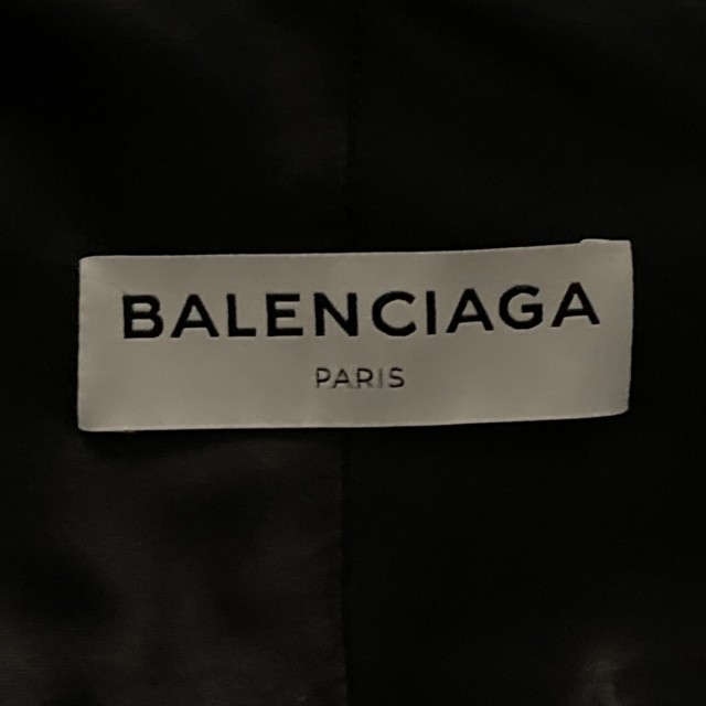 バレンシアガ BALENCIAGA ブルゾン サイズ34 S メンズ - 黒×白 長袖/冬【中古】20231103