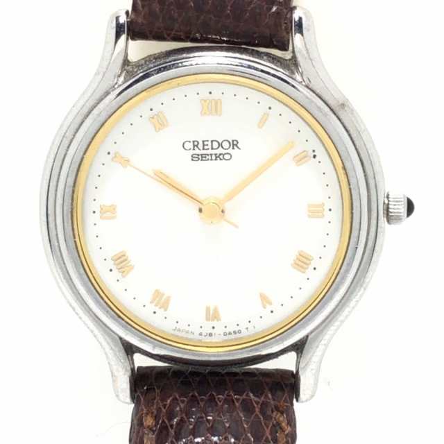 セイコークレドール SEIKO CREDOR 腕時計 - 4J81-0A40 レディース