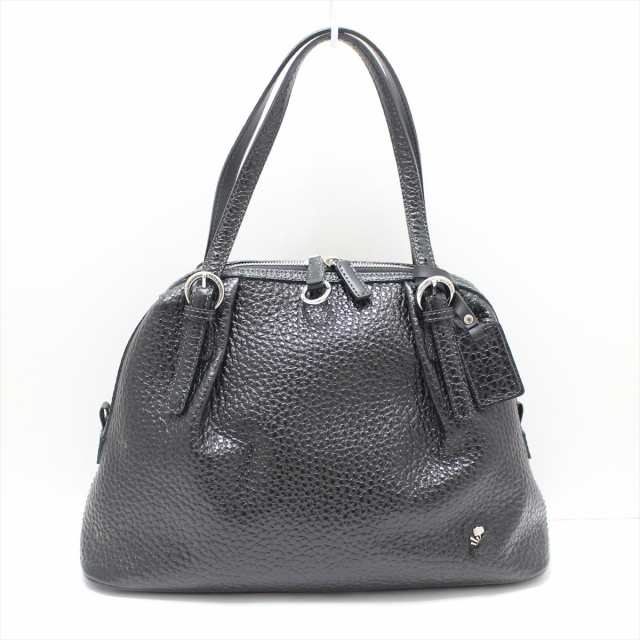 ペレボルサ PELLE BORSA ショルダーバッグ レディース - 黒 レザー