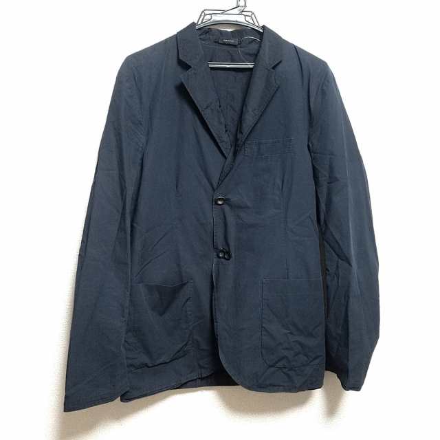 ジルサンダー JILSANDER コート サイズ46 S メンズ - ダークネイビー×黒 長袖/リバーシブル/春/秋【中古】20231017｜au  PAY マーケット