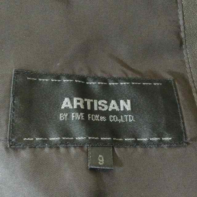 アルチザン ARTISAN コート サイズ9 M レディース - 黒 長袖