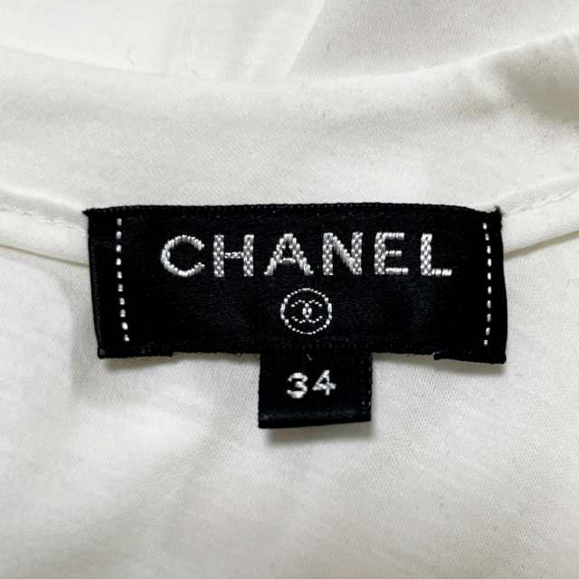 シャネル CHANEL 半袖カットソー サイズ34 S レディース - P55399 白