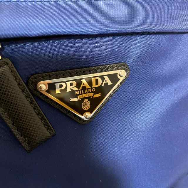 プラダ ショルダーバッグ ロゴ ナイロン 2VH059 PRADA バッグ 黒