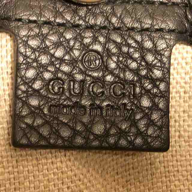 グッチ GUCCI トートバッグ レディース 美品 グリニッジ 257051 黒 レザー【中古】20231021