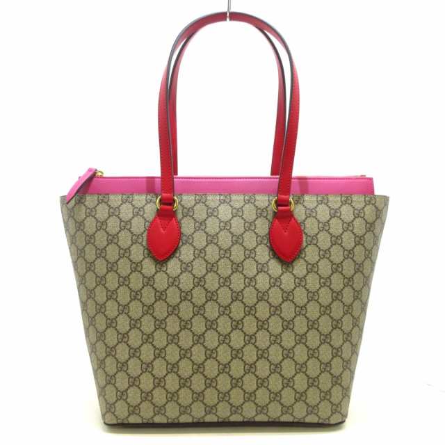 グッチ GUCCI トートバッグ レディース 美品 GGスプリーム キャンバス