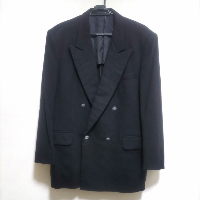 ジリー ZILLI ジャケット サイズAB6 メンズ 美品 - ダークネイビー 長袖/カシミヤ/ダブル/肩パッド/冬【中古】20231020｜au  PAY マーケット