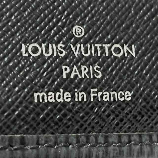 ルイヴィトン LOUIS VUITTON 2つ折り財布 エピ レディース ポルトフォイユヴィエノワ M63642 ノワール  イニシャル刻印【中古】20231012