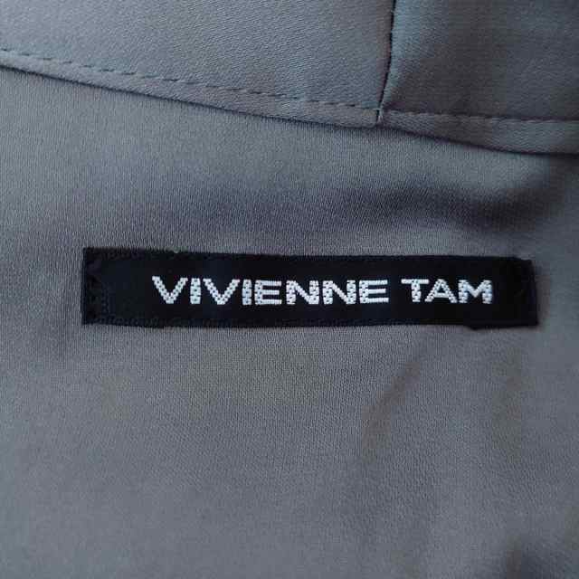 ヴィヴィアンタム VIVIENNE TAM ワンピース サイズ38 M レディース - グリーン×ゴールド×マルチ【中古】20231014