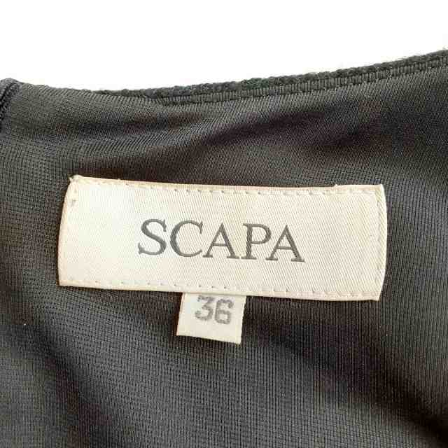 スキャパ Scapa ワンピース サイズ36 M レディース - ダークネイビー