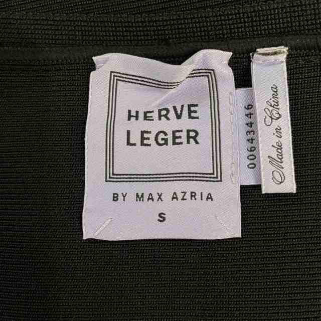 エルベレジェ HERVE LEGER ジャケット サイズS レディース 美品 黒 春