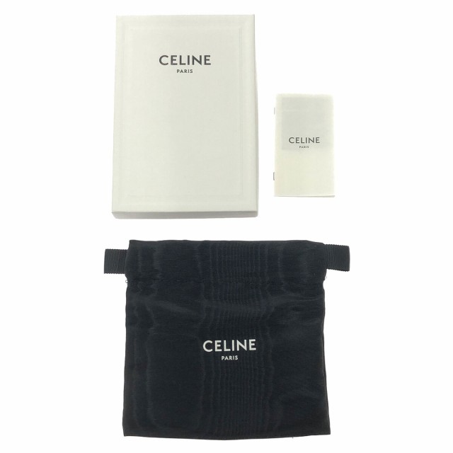 セリーヌ CELINE 3つ折り財布 レディース 美品 スモール ストラップ