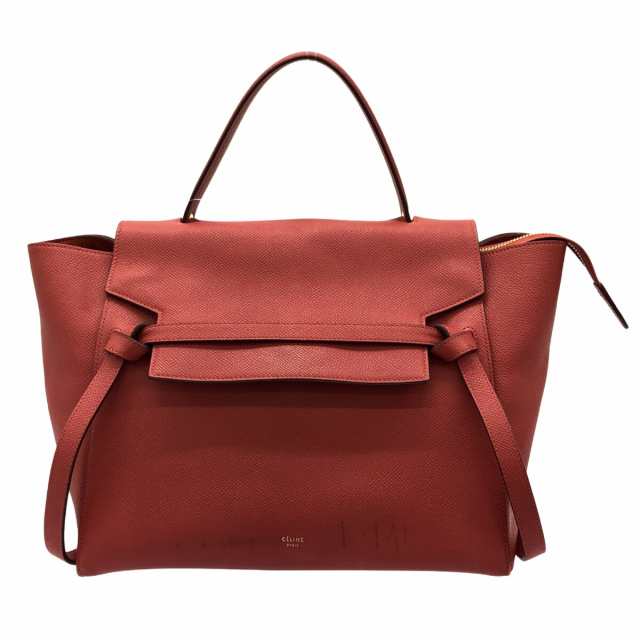 セリーヌ CELINE ハンドバッグ レディース ベルトバッグミニ 176103ZVA.25CO レッド グレインドカーフスキン  【中古】20240126｜au PAY マーケット