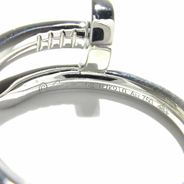 カルティエ Cartier リング 52 レディース ジュストアンクル K18WG