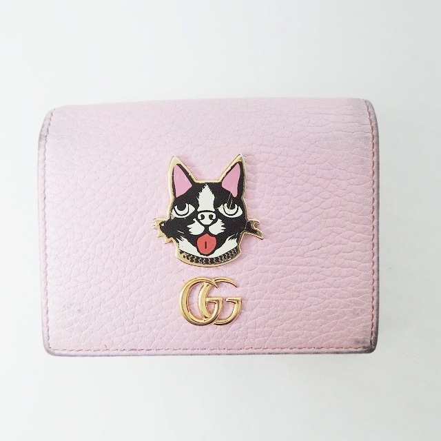 グッチ GUCCI 2つ折り財布 レディース ボスコ/GGマーモント 499325