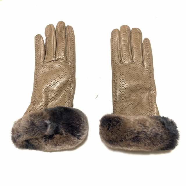 セルモネータグローブス Sermoneta gloves 手袋 レディース - ダーク