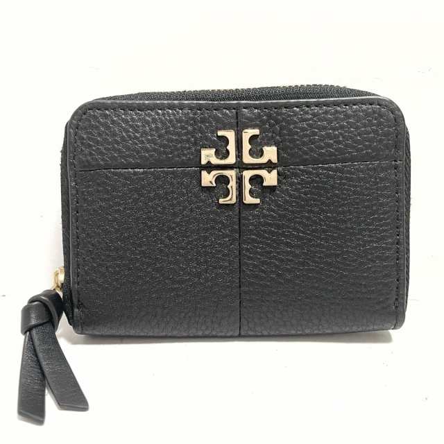 トリーバーチ TORY BURCH コインケース レディース 美品 - 黒 ラウンド