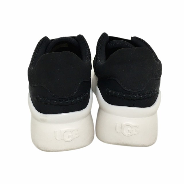 アグ UGG スニーカー 22 レディース リブ ライト 1110876 黒×白